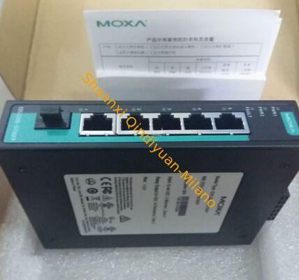 MOXA EDS-316-MM-SC 16-Port Unmanaged Industrial Ethernet Switch  a 16-port unmanaged industrial Ethernet switch with 14 RJ45 + 2 multi-mode fiber SC ports, DIN-rail mount