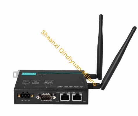 MOXA AWK-1137C-US  industrial 802.11a/b/g/n wireless client, single-band 2.4/5 GHz, US plug, compact DIN-rail design, WPA2 secure, ideal for wireless connectivity in industrial automation environments