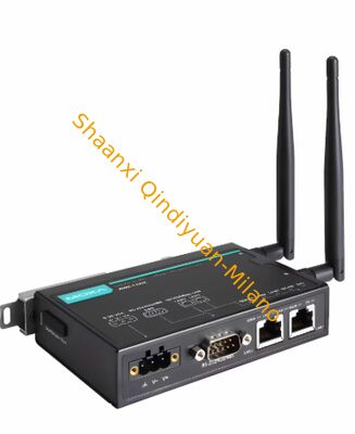 MOXA AWK-1137C-US  industrial 802.11a/b/g/n wireless client, single-band 2.4/5 GHz, US plug, compact DIN-rail design, WPA2 secure, ideal for wireless connectivity in industrial automation environments