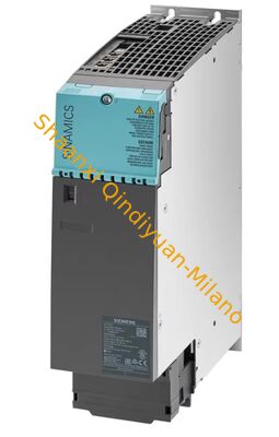 Siemens 6SL3120-1TE21-0AA4 Single Motor Module, Input: 600 V DC, Output: 3-phase 400 V AC, 9 A, Booksize, Internal Air Cooling, includes DRIVE-CLiQ cable
