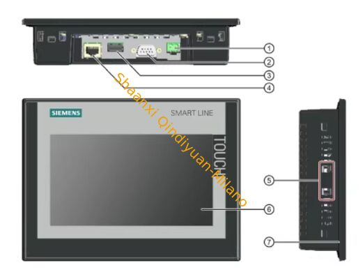 Siemens 6AV2124-0UC24-0AX0 Human Machine Interface HMI 24V DC 45W 650mA