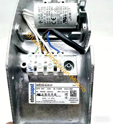 Ebm-papst Industrial Cooling Fan,8550N AC axial, 230V 50/60Hz, 80×80×38mm, 2700RPM, 29.4W, 50dB(A), sleeve bearing, IP20. A solid cost-effective option for cabinet and equipment ventilation.