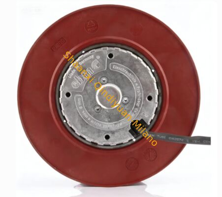 ebm-papst R1G133-AA17-08 backward-curved EC blower, 24V DC, 133mm impeller, low-noise GreenTech drive. Suited for compact filtration, ducted ventilation, and climate control equipment.