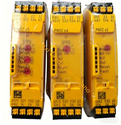 Pilz PNOZ s4 24VDC 3 n/o 1 n/c 750104 safety relay  