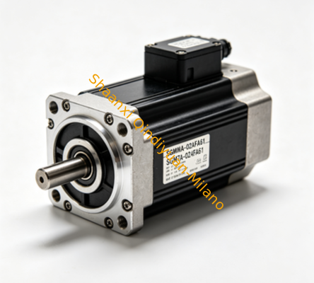 Yaskawa  SGM7A-02AFA61  servo motor   200V, medium inertia, 24-bit incremental encoder