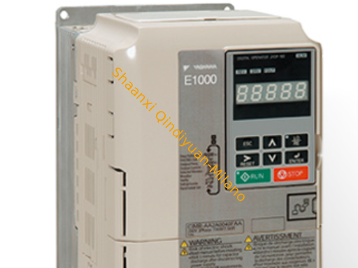 YASKAWA CIMR-EB4A0004FAA 400V 3-phase AC drive, 0.4kW, compact design for fan and pump applications with built-in EMC filter.