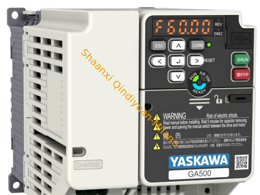 YASKAWA CIPR-GA50B4004ABAA  GA500 series compact AC drive, 400V 3-phase, with built-in EMC filter and STO. Ideal for fans, pumps, and conveyors where space and reliability matter.
