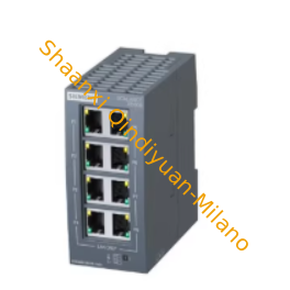 SCALANCE XB004-2 LD Unmanaged Industrial Ethernet Switch 6GK5004-2BF00-1AB2 unmanaged industrial switch, 4 RJ45 ports + 2 single-mode fiber SC ports (up to 10km), plug-and-play, 24V DC, DIN rail.