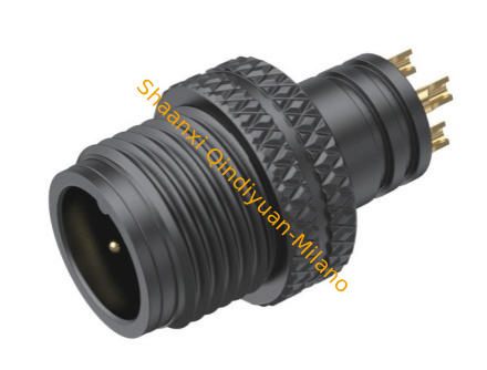 M12-A03-SK A-Coding 3 Pin Male Straight Cable Plug M12 Circular Connectors Solder Type