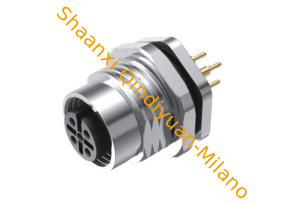 M12 Circular Connector Waterproof Overmolded Cable Assembly  M12-A05-CP-Q
