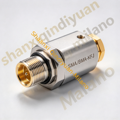 SMA/BMA-KFJ High Frequency Microwave Connectors SMA Female Flange to BMA Male Adapter