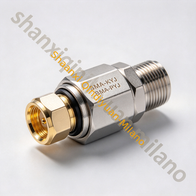 SMA/BMA-KYJ High Frequency Microwave Connectors SMA Bulkhead Female to BMA Male Adapter