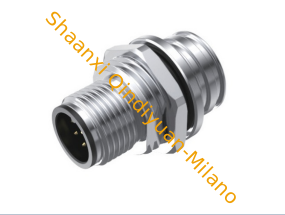 M12 Circular Connector Waterproof Overmolded Cable Assembly   M12-A04-BP-M
